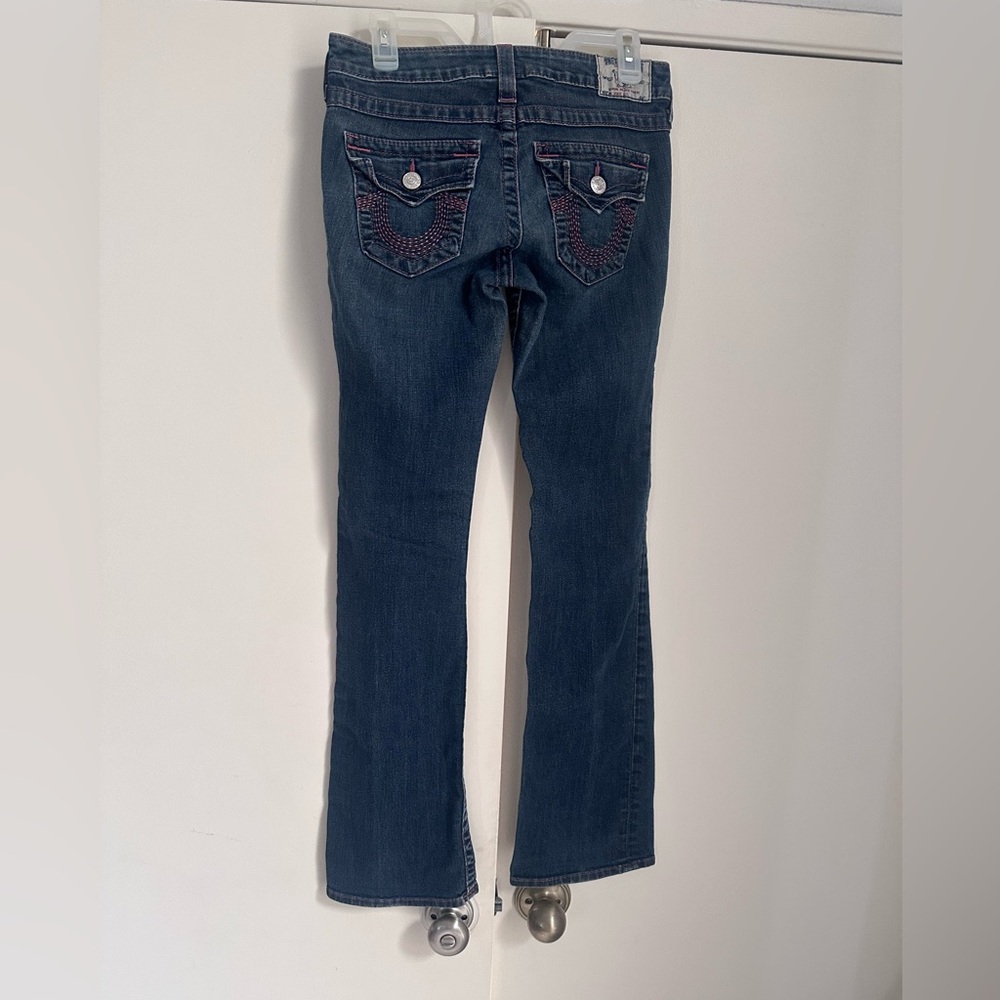 True Religion Dark Blue Boot Cut Jeans